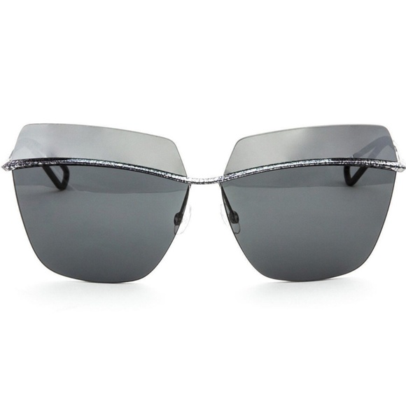 Dior Sunglasses Argent Blue w/Silver Lens - Picture 2 of 3